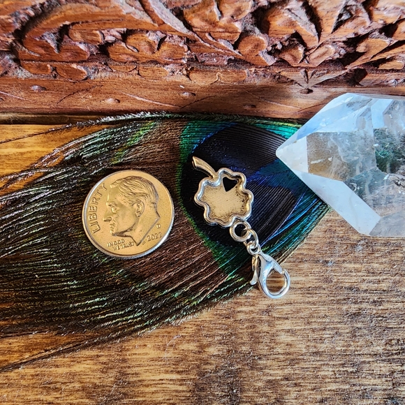 5/$25 Irish Shamrock Heart Charm for Bracelet St Patrick's Day Clover Bag Clip - Picture 8 of 13